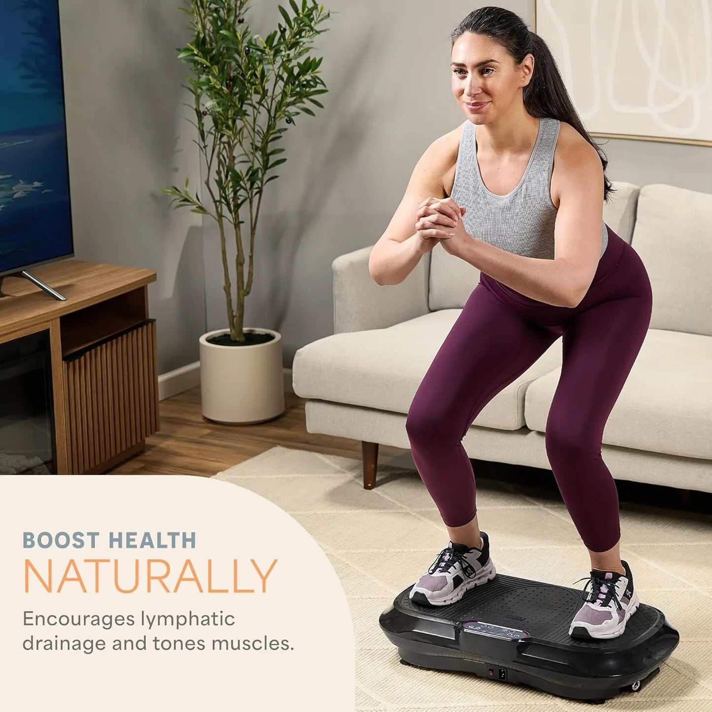 Lifepro Waver Vibration Plate – FSA/HSA Eligible | Whole Body Vibration Platform | 330Lb Capacity | Lifetime Warranty