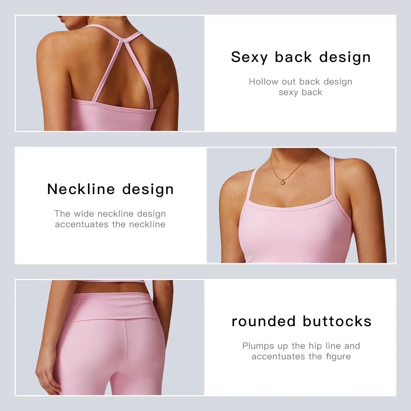 Thewolf Solid-Color Spaghetti-Strap Cross-Back Yoga Tank Top and Casual Athletic High-Waisted Flared Pants Set, Slim-Fit Yoga Athleisure Set