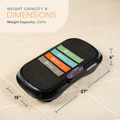 Lifepro Waver Vibration Plate – FSA/HSA Eligible | Whole Body Vibration Platform | 330Lb Capacity | Lifetime Warranty