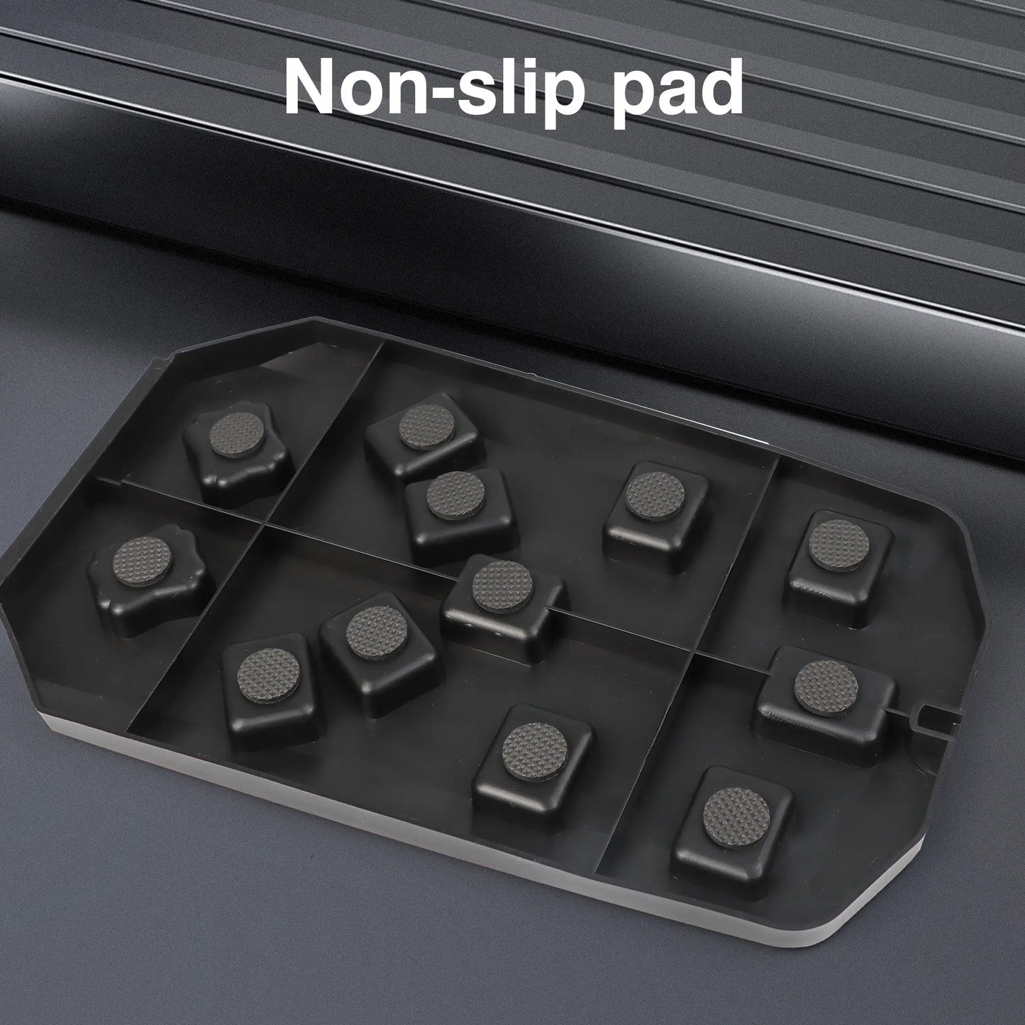 Push-Up Board - Single Unit, Black, Durable Impact-Resistant Design for Daily Strength Training