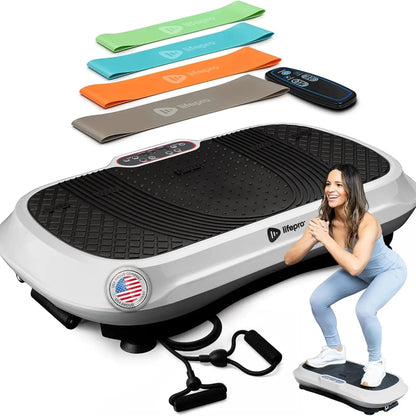 Lifepro Waver Vibration Plate – FSA/HSA Eligible | Whole Body Vibration Platform | 330Lb Capacity | Lifetime Warranty