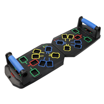 Push-Up Board - Single Unit, Black, Durable Impact-Resistant Design for Daily Strength Training