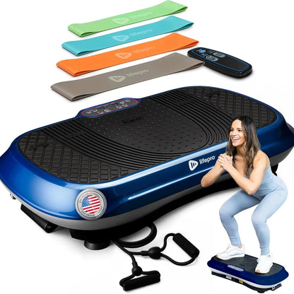 Lifepro Waver Vibration Plate – FSA/HSA Eligible | Whole Body Vibration Platform | 330Lb Capacity | Lifetime Warranty