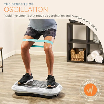 Lifepro Waver Vibration Plate – FSA/HSA Eligible | Whole Body Vibration Platform | 330Lb Capacity | Lifetime Warranty